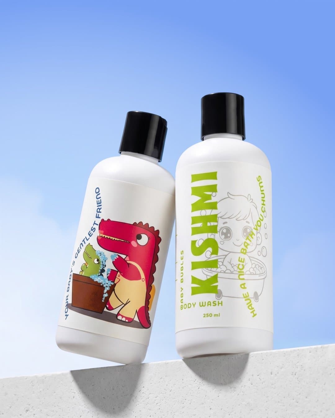 Kishmi Baby Care Duo – Gentle Shampoo + Softie Body Wash — view 1 of 3